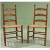 Image 1 : PR. OF LADDER BACK SIDE CHAIRS