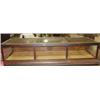 Image 1 : WALNUT TABLE TOP DISPLAY CASE