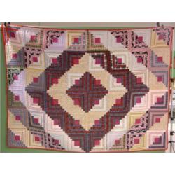 AMERICAN HAND SEWN QUILT