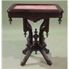 Image 1 : VICTORIAN WALNUT MARBLE TOP TABLE