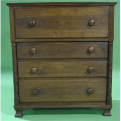 VIRGINIA WALNUT 4 DRAWER CHEST