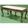 Image 1 : CHIPPENDALE STYLE MAHOGANY BENCH