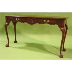 HENKEL-HARRIS MAHOGANY CONSOLE TABLE