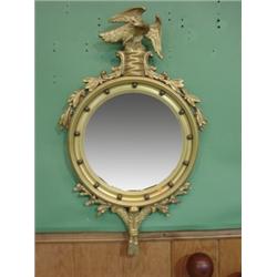 GILT DEC. BULLSEYE MIRROR