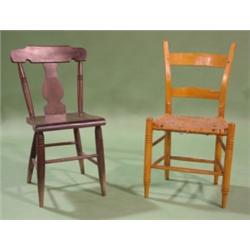 LOT OF TWO CHAIRS