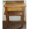 Image 1 : PRIMITIVE OAK WRITING DESK