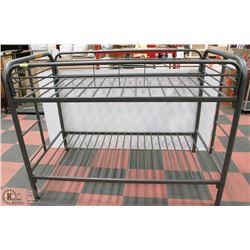 NEW SINGLE SIZE METAL BUNK BED (NEW IN BOX)