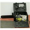 Image 1 : RYOBI 18" CHAINSAW IN CASE WITH ACCESSORIES