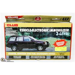 THE CLUB VEHICLE ELECTRONIC IMMOBILIZER LEVEL 3