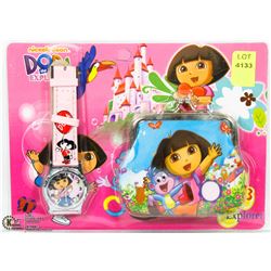 NEW KIDS WATCH AND WALLET SET