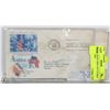 Image 1 : 3 US PATRIOTIC FIRST DAY OF ISSUE ENVELOPES.