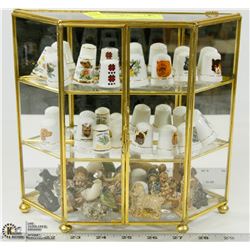 VINTAGE ITEMS 17 THIMBLES & 12 RED