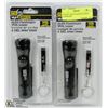Image 1 : LOT OF 2 LED FLASHLIGHT WITH BONUS LED LASER