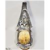 Image 2 : 3) STERLING SILVER CITRINE & DIAMOND PENDANT