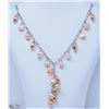 Image 1 : 6) STERLING SILVER FRESHWATER PEARL NECKLACE
