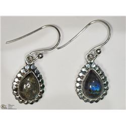 25) STERLING SILVER MOONSTONE EARRINGS
