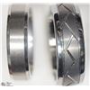 Image 1 : 37) 2 SETS OF STAINLESS STEEL MEN'S RINGS