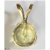 Image 2 : 49) 14KT YELLOW GOLD LEMON QUARTZ PENDANT