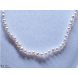50) STERLING SILVER FRESHWATER PEARL NECKLACE