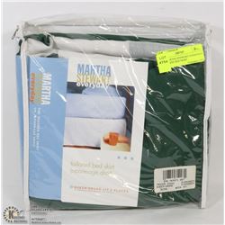 NEW MARTHA STEWART EVERYDAY QUEEN SIZE BED SKIRT