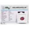 Image 1 : #54-NATURAL RED RUBY GEMSTONE 6.85CT