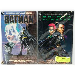 LOT OF 2 BATMAN MOVIE COMIC ADAPTATIONS