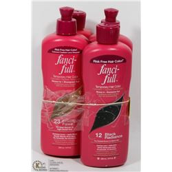 LOT OF 4 FANCI-FULL TEMPORARY HAIR COLOR, MIXED