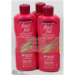 LOT OF 3 FANCI-FULL TEMPORARY HAIR COLOR, #56