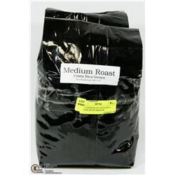 TWO 5LB BAGS OF COSTA RICA COFFEE BEANS MEDIUM