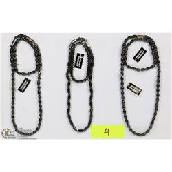 SET OF 3 MAGNETIC BEAD NECKLACE/BRACELET COMBOS