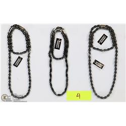 SET OF 3 MAGNETIC BEAD NECKLACE/BRACELET COMBOS