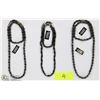 Image 1 : SET OF 3 MAGNETIC BEAD NECKLACE/BRACELET COMBOS