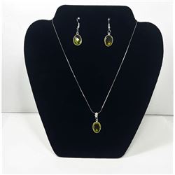 #20 - SET OF LEMON CITRINE JEWELRY