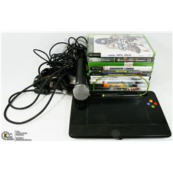 FLAT OF XBOX & XBOX 360 GAMES AND UDRAW GAME