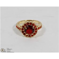 RETRO INLAID WITH REDED CRYSTAL LADIES R