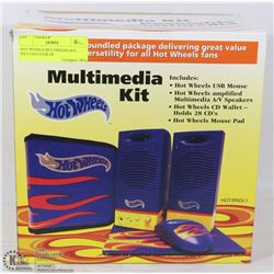 HOT WHEELS MULTIMEDIA KIT, INCLUDES PAIR OF