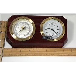 #7 -  NEW IN BOX WALL MOUNT CLOCK & BAROMETER