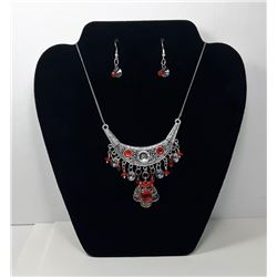 #5 - BOHO STYLE NECKLACE & EARRINGS SET