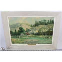 "SUNNY COVE" FRAMED BY BENNETT BRADBURY 21X16