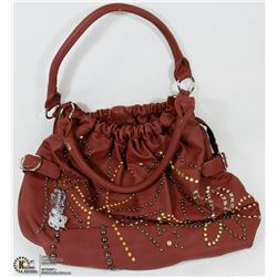 WOMENS BROWN HOLLYWOOD PURSE