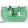 Image 1 : GREEN TOTE STYLE PURSE/LAPTOP CASE