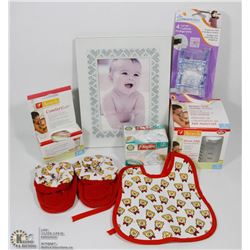 FLAT OF NEW ASSORTED BABY ITEMS
