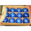 Image 1 : LOT OF 12 COTTAGE CANDLE BLUE SCENTED CANDLES