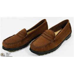 NEW BROWN LEATHER SHOES SIZE 39