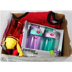 LOT OF NEW KIDS/PARENT ITEMS INCL SIPPY CUPS,