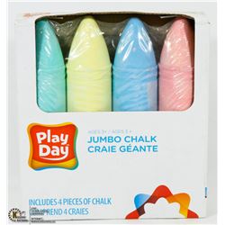 PLAYDAY 4PC JUMBO CHALK SET