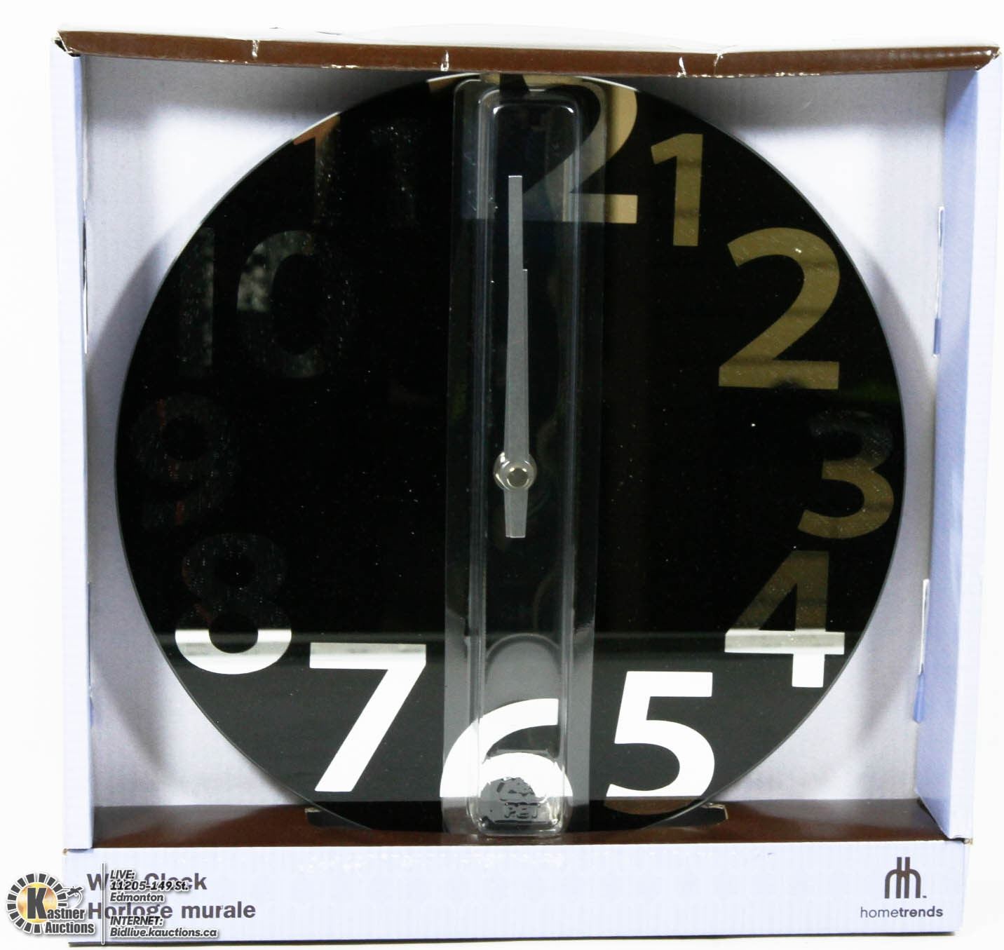 HOMETRENDS WALL CLOCK DIAMETER 25.4CM