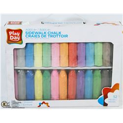 PLAYDAY 52PC SIDEWALK CHALK SET