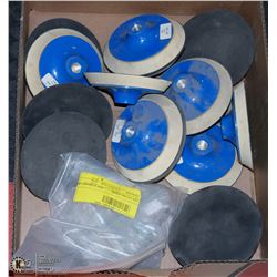 FLAT OF 6" SANDING DISC ATTACHMENTS