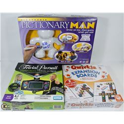 SET OF 3 NEW BOARD GAMES QWIRKLE